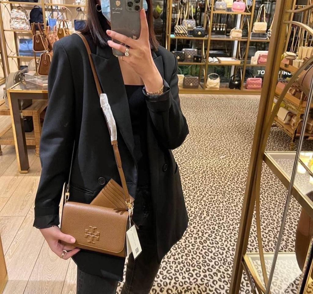 Tory burch thea crossbody black Clearance