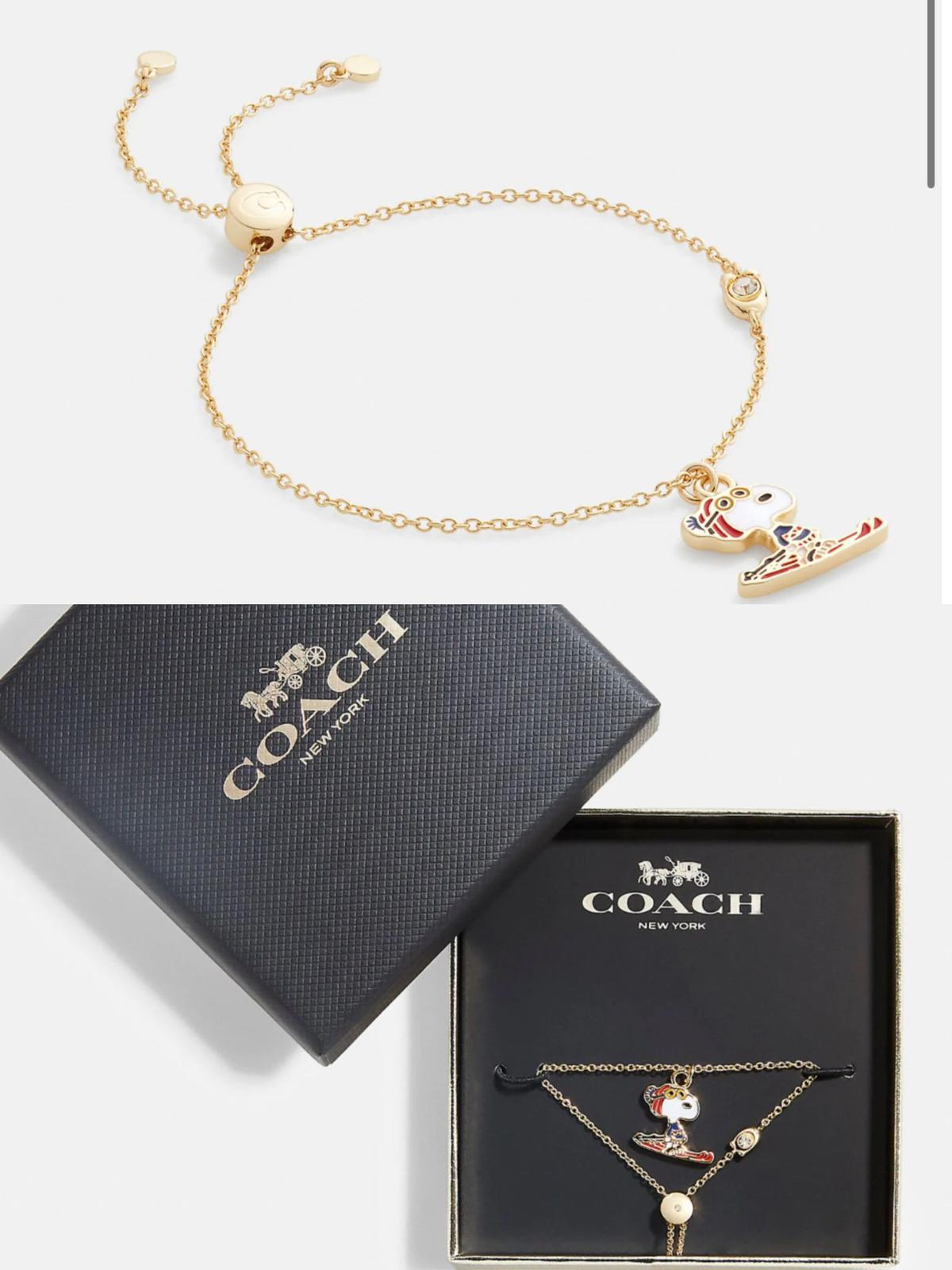 Coach Snoopy Ski Necklace store