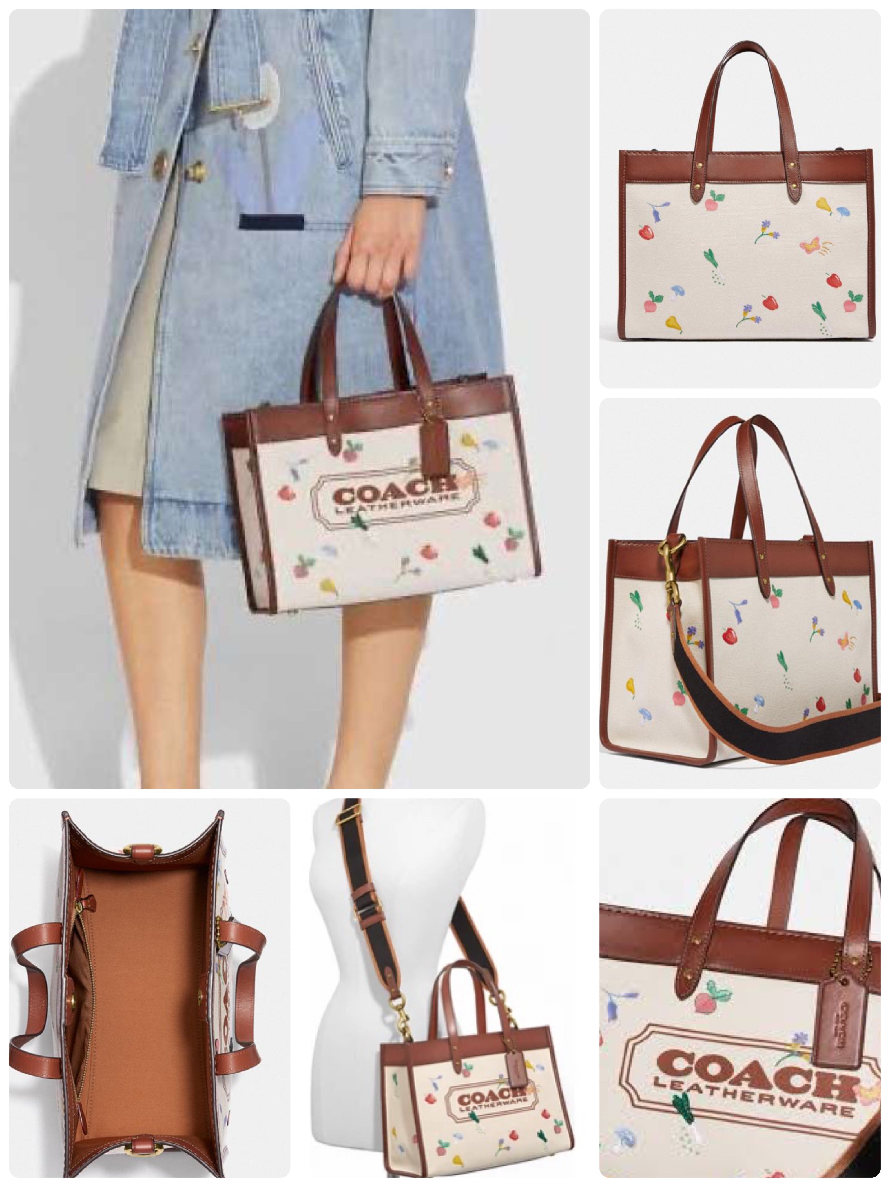 Coach garden tote Clearance