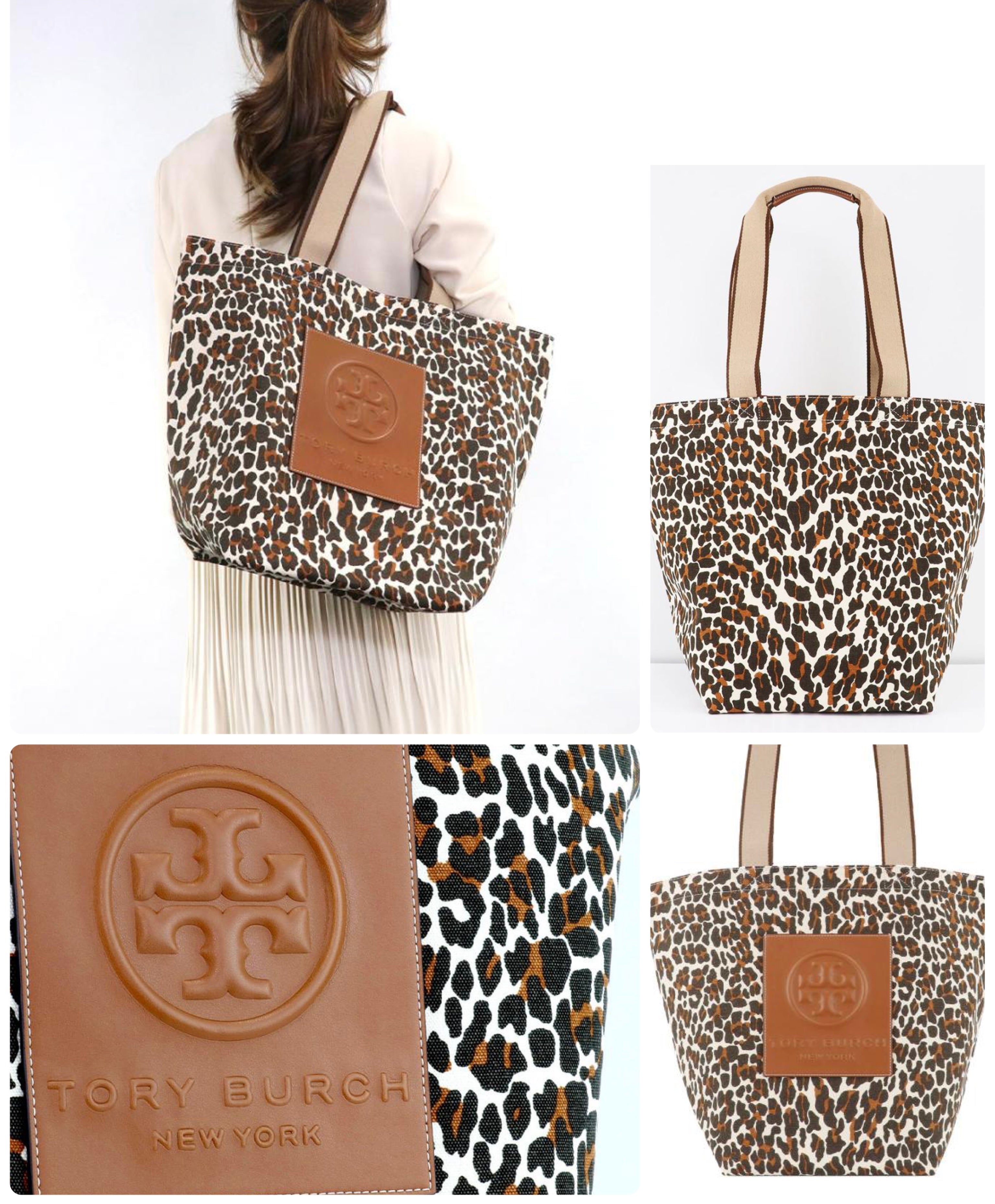 Tory burch ella discount reversible market tote