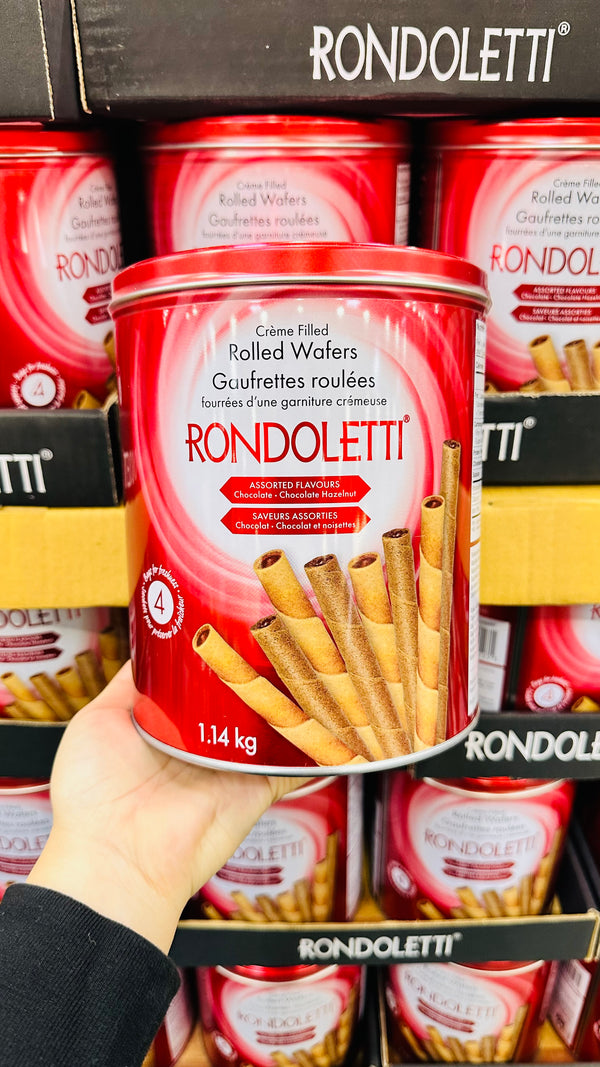 Rondoletti Chocolate Hazelnut Rolled Wafers朱古力榛子蛋卷 1.14kg