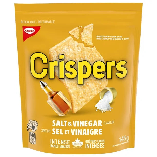 CRISPERS Baked Snacks barbecue Flavour 145g