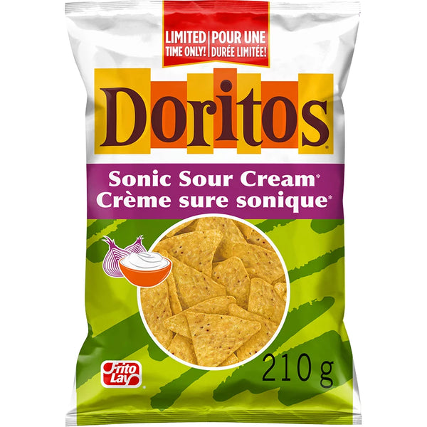 Doritos Sonic Sour Cream Flavoured Tortilla Chips 酸奶油味玉米片 (限量版) 210g