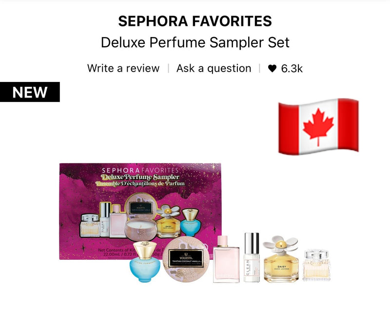 Sephora Favorites Deluxe Perfume Set