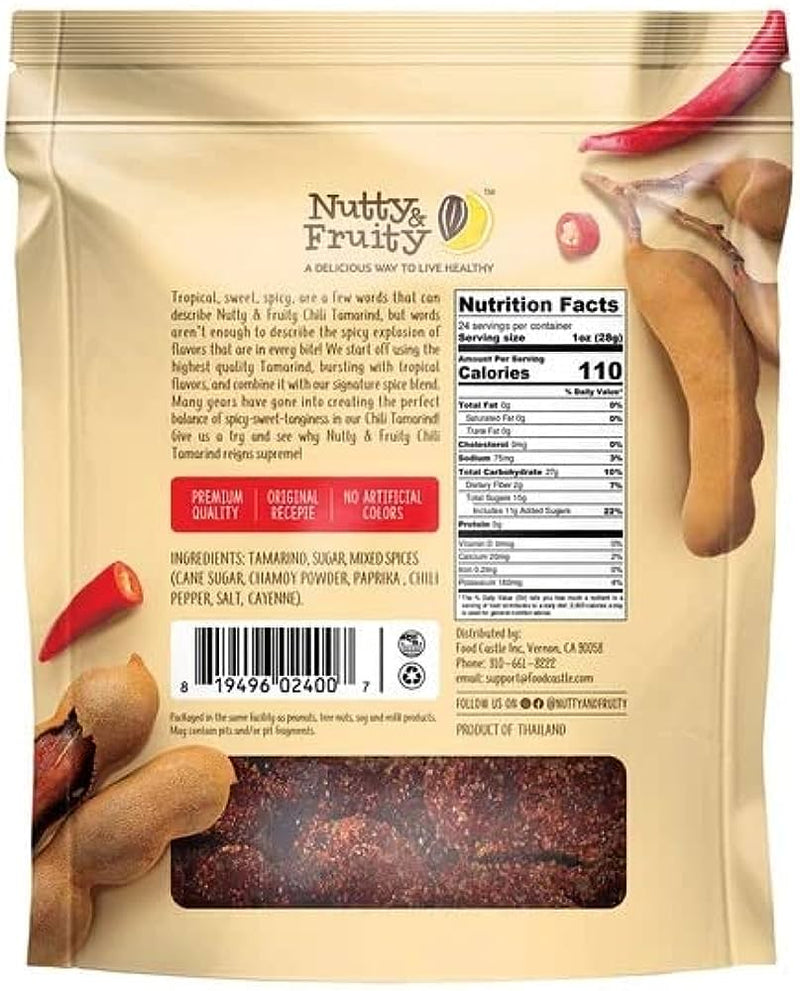 Nutty & Fruity Spicy Chili Tamarind Bites清熱解暑辣味羅望子肉粒680g