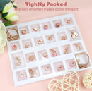 Advent Calendar 2023, 24 Days Noel Calendrier De L'Avent Blind Box, DIY Creative Bracelet Kit Unique Gifts 24 Pcs Rose Gold Jewelry Christmas