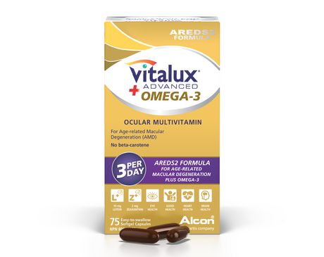 VITALUX Advanced Plus Omega-3, Ocular Multivitamin 75caps高效護眼綜合維生素 75粒