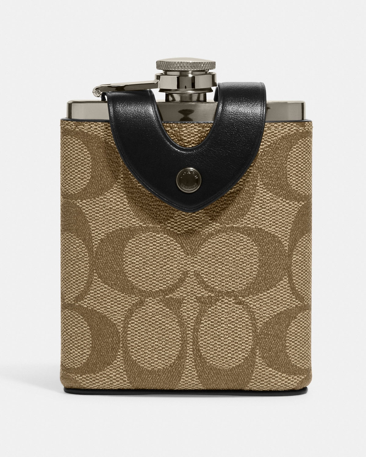 COACH コーチ 水筒 スムースカーフレザー シグネチャー 型押し