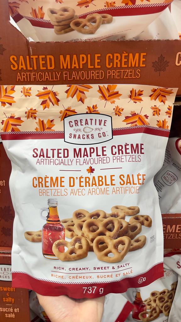 Creative Snacks Salted Maple Creme 楓葉🍁糖漿椒鹽脆餅 737g