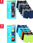 Bench Boys Boxer Brief, 6-pack男童棉質平腳褲Sizes XS--XL （6件套）