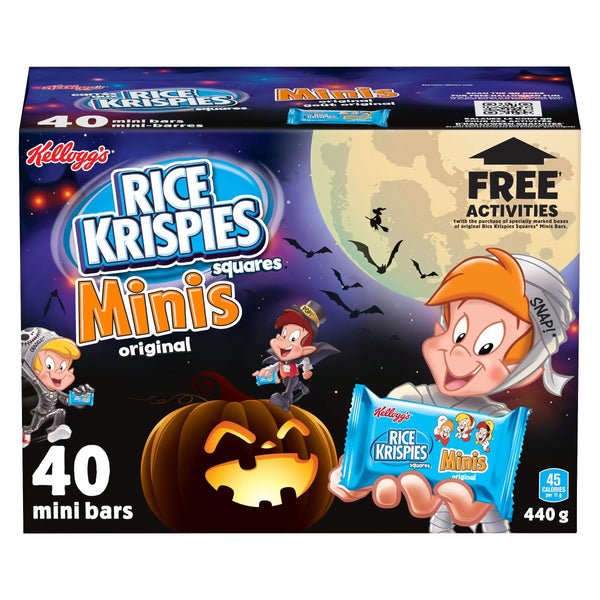 Kellogg's Rice Krispies Minis Squares  40 × 11g (440g) 萬聖節限定家樂氏脆米餅40包裝