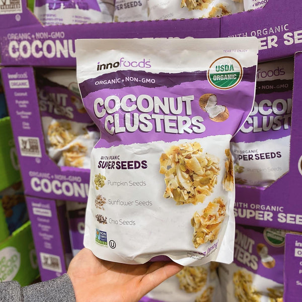 Innofoods Organic Coconut Clusters with Super Seeds 500g 有機椰子南瓜籽奇亞籽脆片