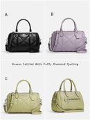 Coach Rowan Satchel With Puffy Diamond Quilting