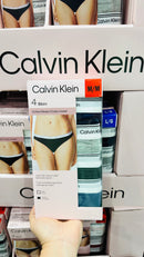 Calvin Klein Cotton Stretch Bikini 4pk Ladies Sizes XS- XL 女裝親膚純棉內褲(1盒4條)