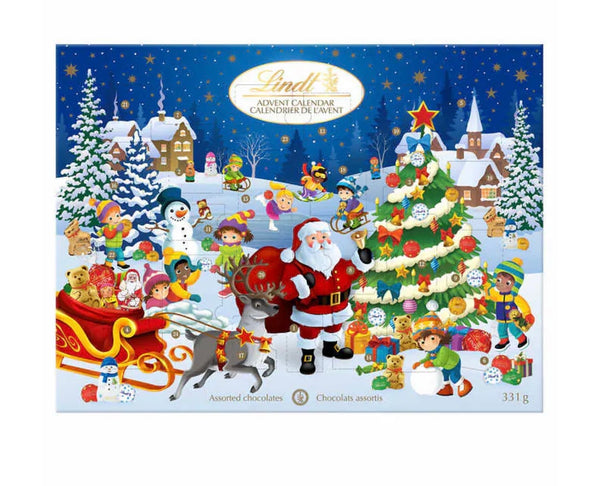 Lindt Assorted Chocolates, Advent Calendar, 331g 瑞士蓮倒數聖誕朱古力日曆🎅🏻📆