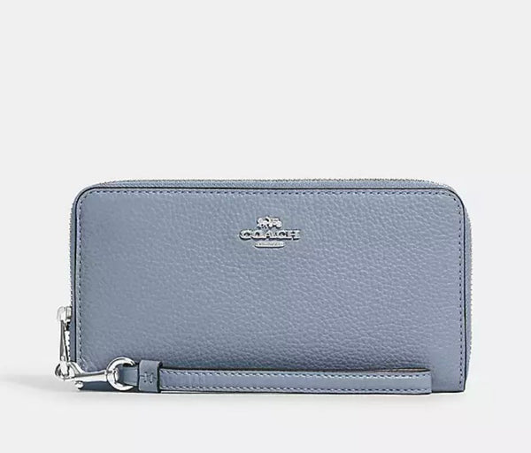 Coach long zip round wallet