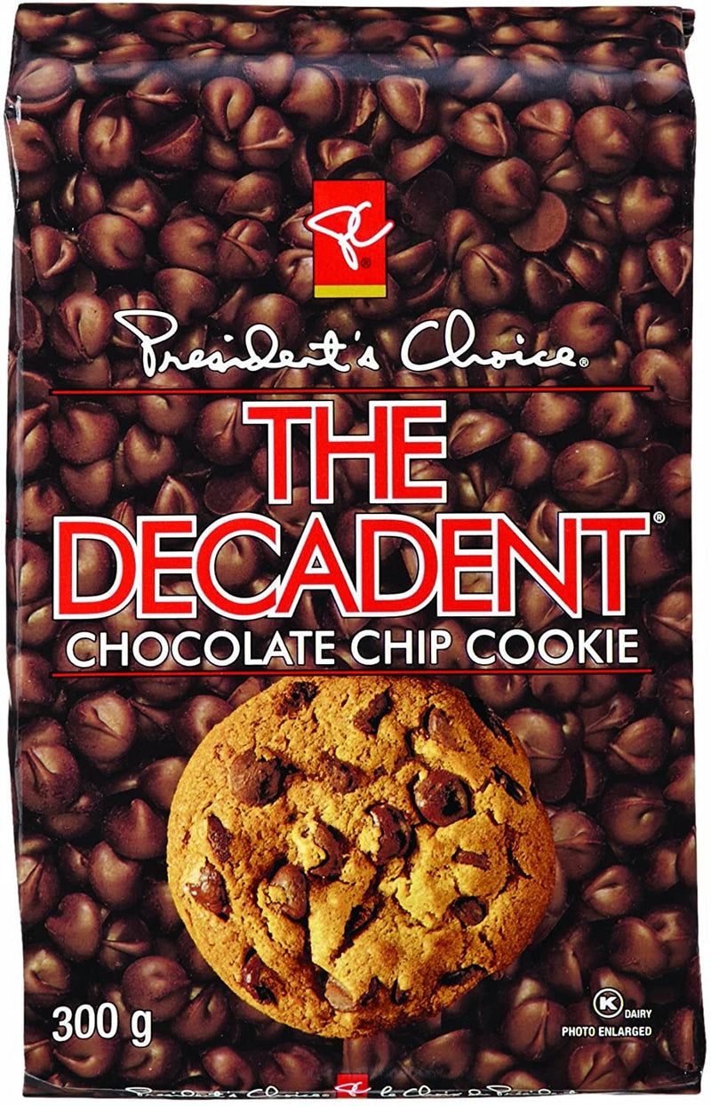 President's Choice the Decadent Cookie Chocolate Chip 300g