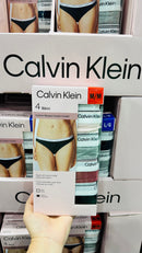 Calvin Klein Cotton Stretch Bikini 4pk Ladies Sizes XS- XL 女裝親膚純棉內褲(1盒4條)
