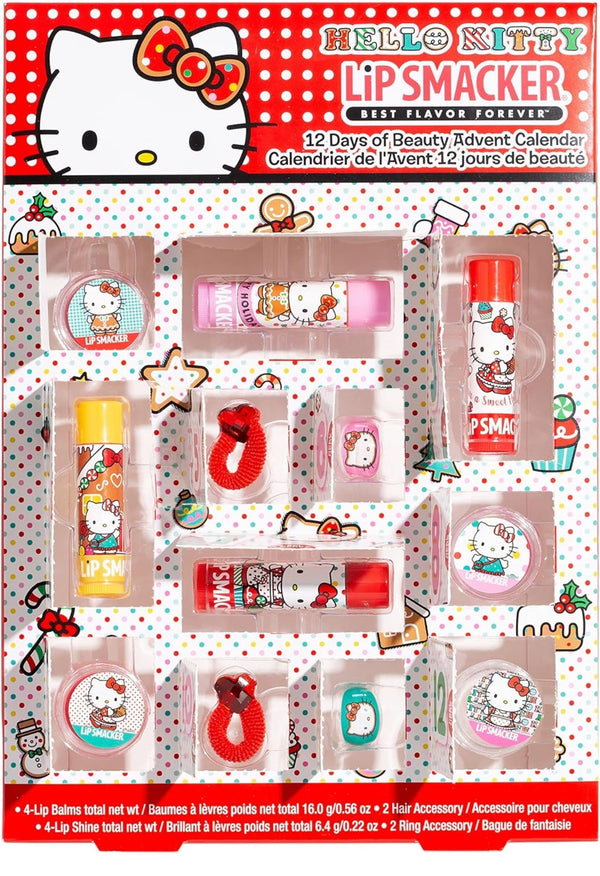 Hello Kitty Lip Smacker Holiday 12pc Advent Calendar