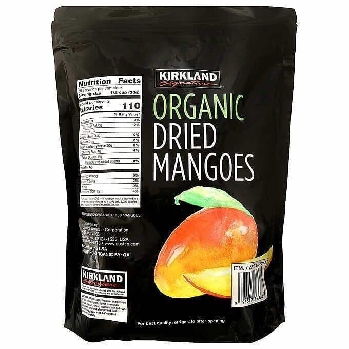 Kirkland Signature Organic Dried Mangoes 1.13kg 美國有機芒果乾