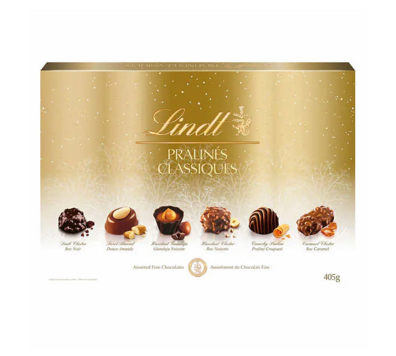 Lindt and Sprungli Pralines Classic Chocolate 瑞士蓮Lindt貴族金盒朱古力 405g