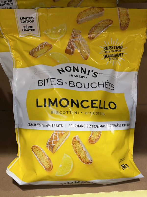 Nonni's Limoncello Biscotti Bites 檸檬脆餅 (794g)