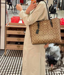 COACH Mollie Tote In Signature Canvas