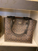 COACH Mollie Tote In Signature Canvas