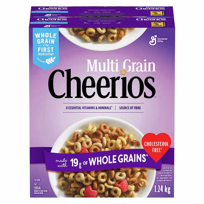 General Mills Multi-Grain Cheerios Jumbo Pack 穀物燕麥片勁量裝1.24 kg