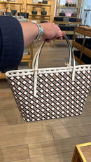 Tory Burch Outlet Geo Tote Bag