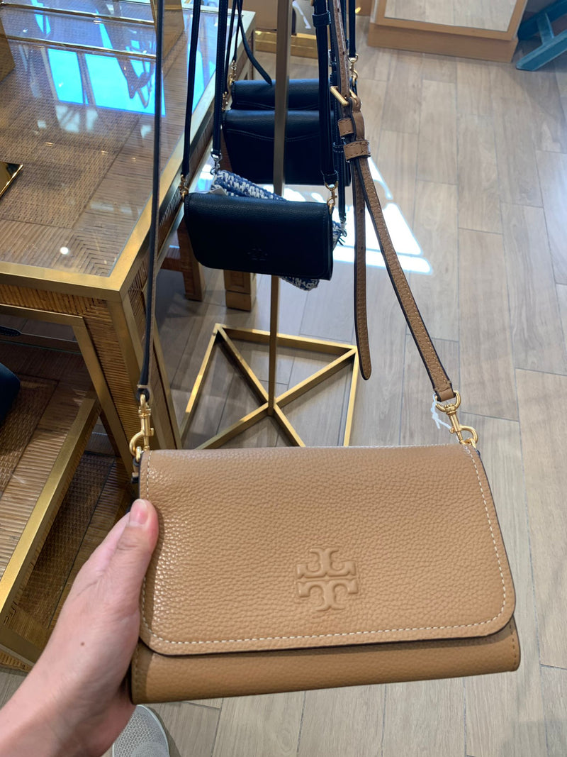 TORY BURCH THEA FLAT WALLET CROSSBODY BAG