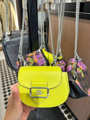 Coach Morgan Card Case On A Chain In Signature Canvas