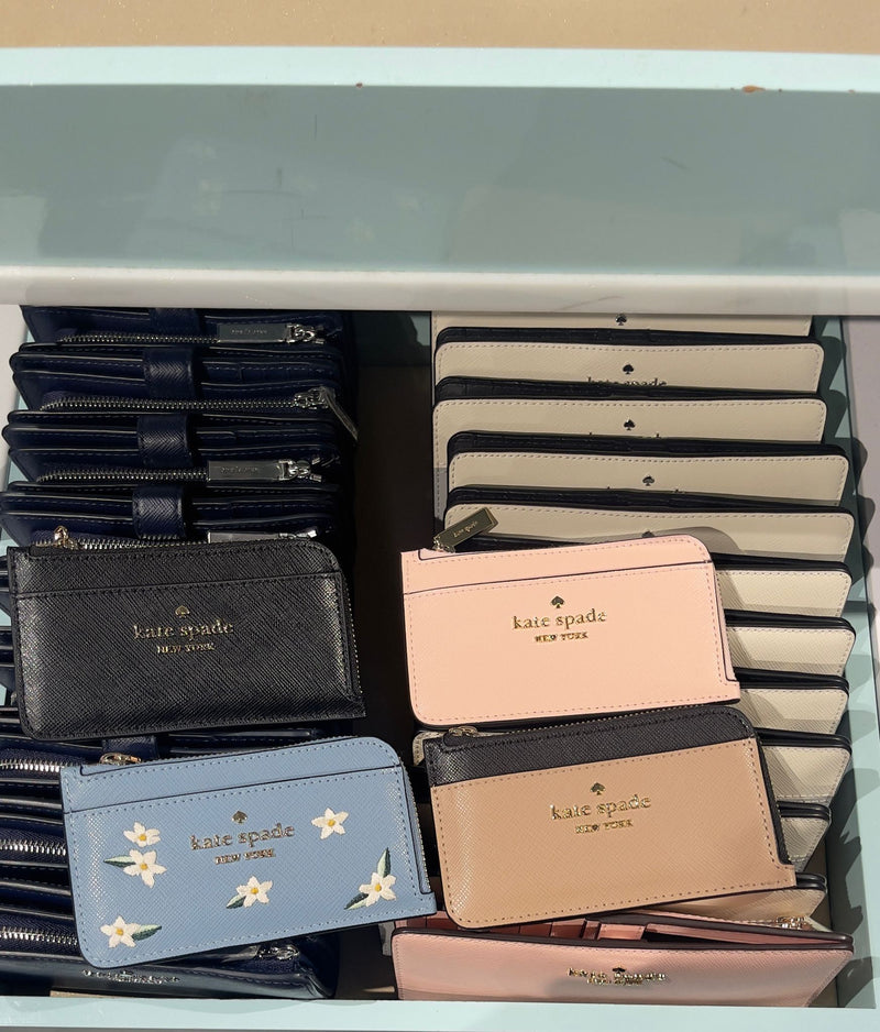 Kate Spade Top Zip Card Holder