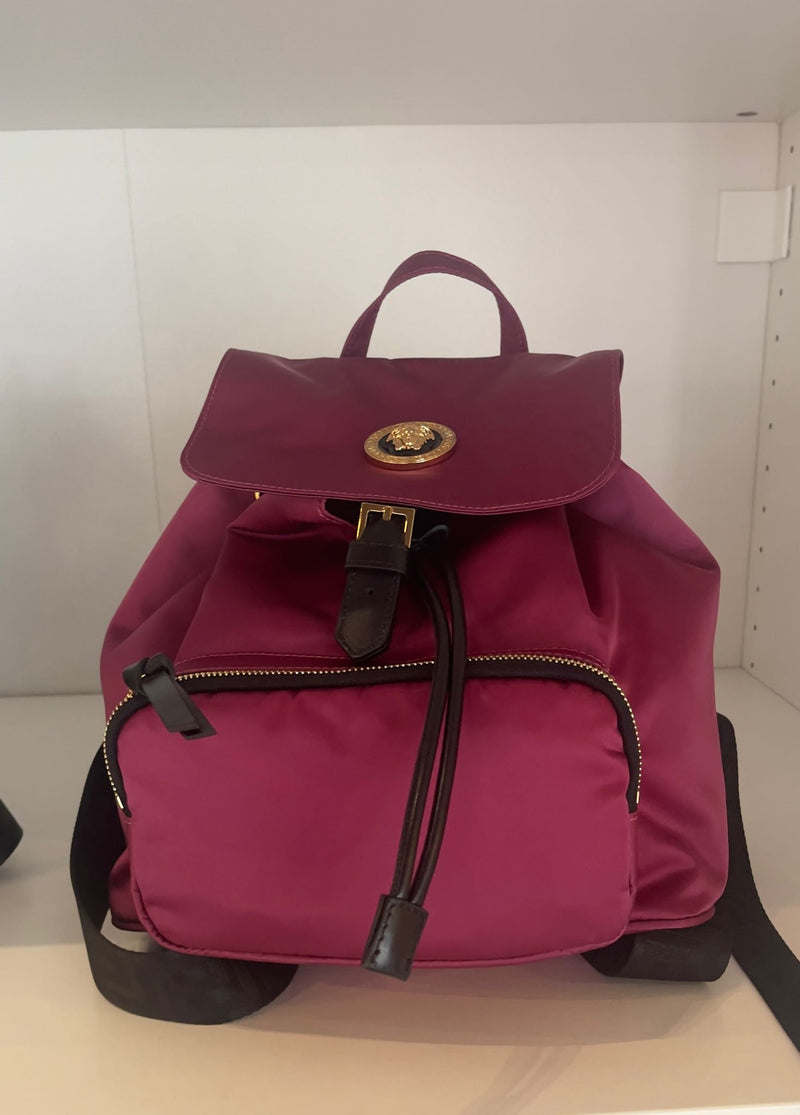 Versace. Nylon Palazzo Medusa Backpack