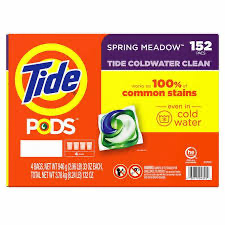 Tide PODS 3 in 1 Spring Meadow 3合1即溶果凍洗衣球增量裝 152粒