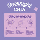 PRANA overnight Granolove Oatmeal 有機燕麥奇亞籽早餐隔夜燕麥Overnight Oats預製包 (5包裝) 