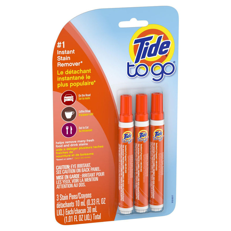 Tide-to-Go Fabric Stain Remover Pen, 10g, 強力去污筆 (1套3支)