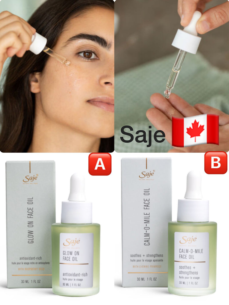 Saje Glow On Face Oil FOR NORMAL TO COMBINATION SKIN 中性及混合性皮膚臉部滋潤油30ml