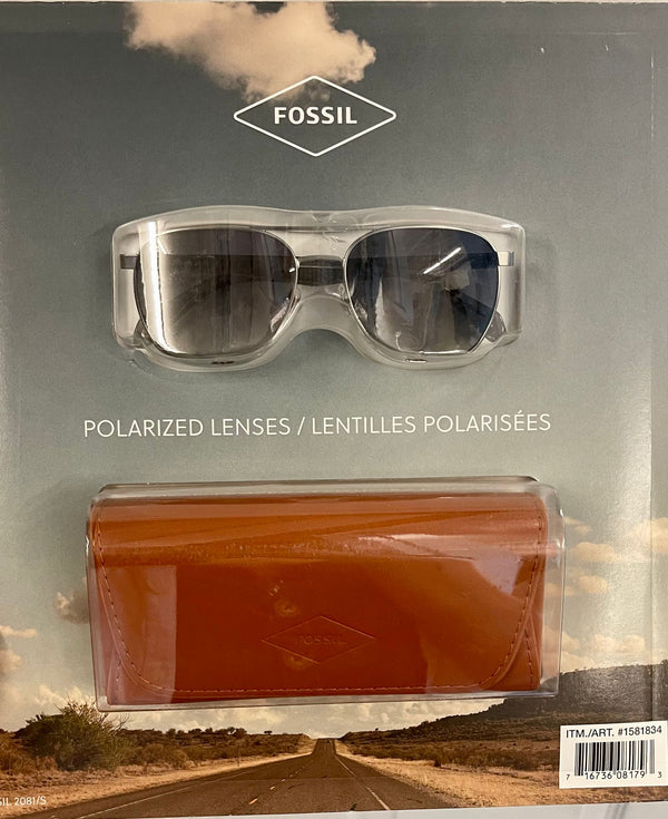 Fossil Sun Glasses 太陽眼鏡🕶（灰藍色鏡片）