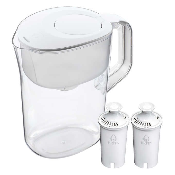 Brita Champlain 2.4 L (10-cup) Pitcher with 2 Filters 濾水壺套裝(濾水壺+2個濾芯)