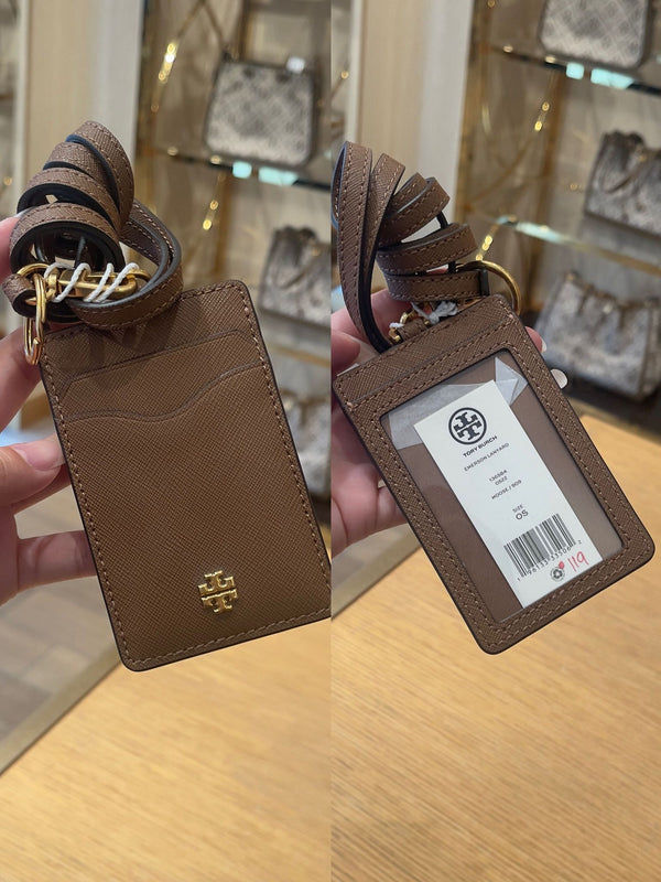 Tory Burch ID Lanyard (brown)