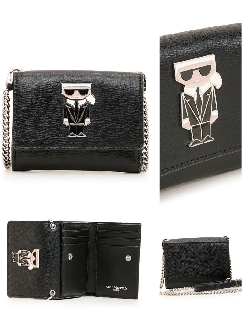 Karl Lagerfeld KARL PIN REMOVEABLE CHAIN WALLET