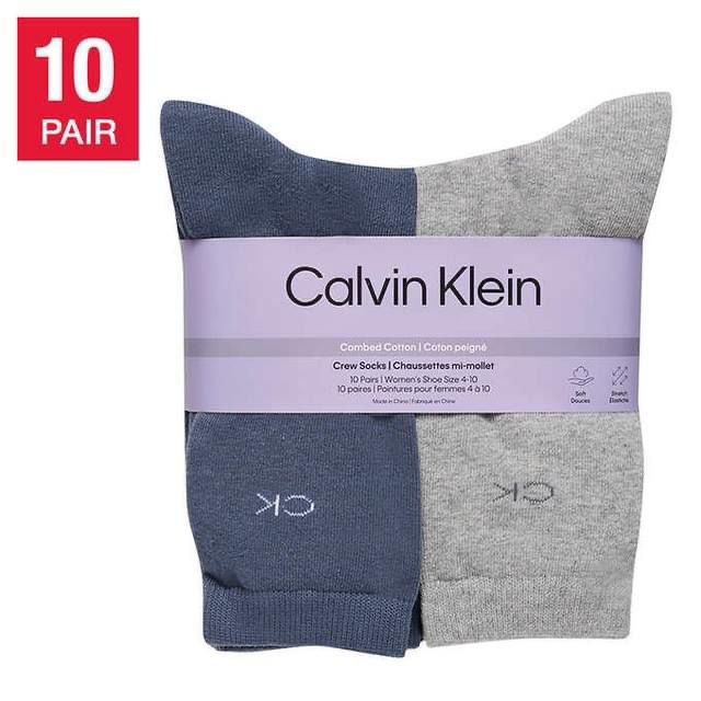 Calvin Klein Crew Sock 10pk 女裝棉質長襪🧦（10對裝）