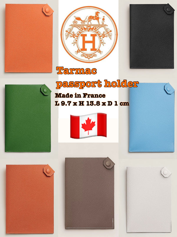 Hermes Tarmac passport holder