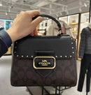COACH Morgan Top Handle Satchel In Signature