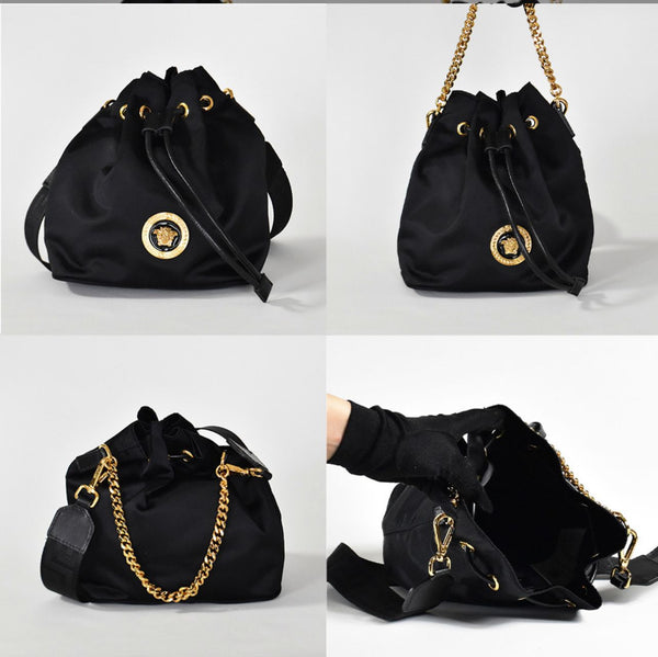 Versace Nylon Bucket Bag