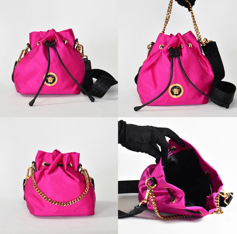 Versace Nylon Bucket Bag