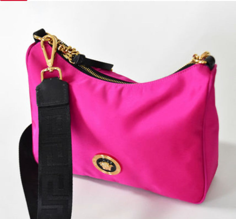 Versace Nylon Crossbody (Pink)