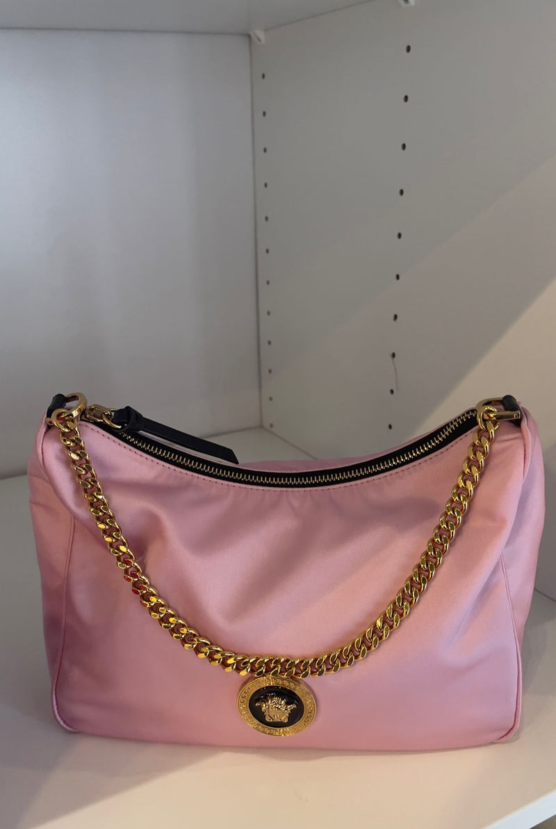 Versace Nylon Crossbody (Pink)
