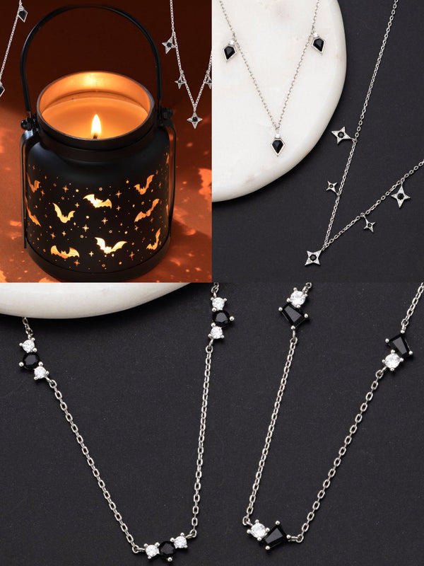 Charmed Aroma Nightmare Before Christmas® Coffin Candle - 925 Sterling Silver Jack Skellington Necklace Collection 棺材蠟燭-925純銀傑克項鍊系列